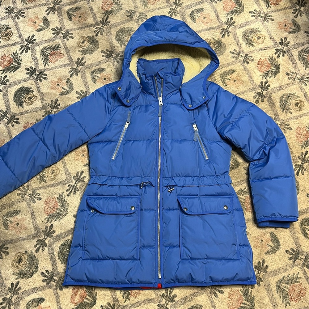 J crew puffer coat women’s medium